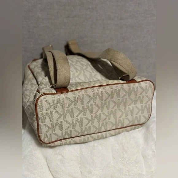 Michael Kors Monogram Jet Set Backpack - Picture 7 of 15